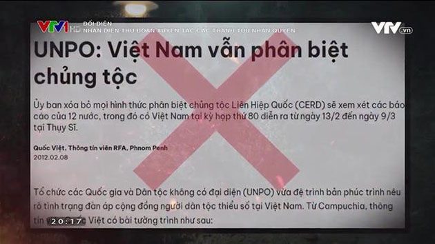 Mượn danh vấn đề nhân quyền để thông tin, đánh giá sai lệch