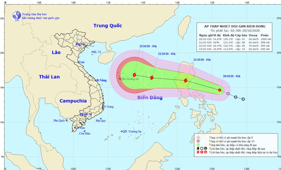 BÃO MẠNH CẤP 8 SẮP VÀO BIỂN ĐÔNG