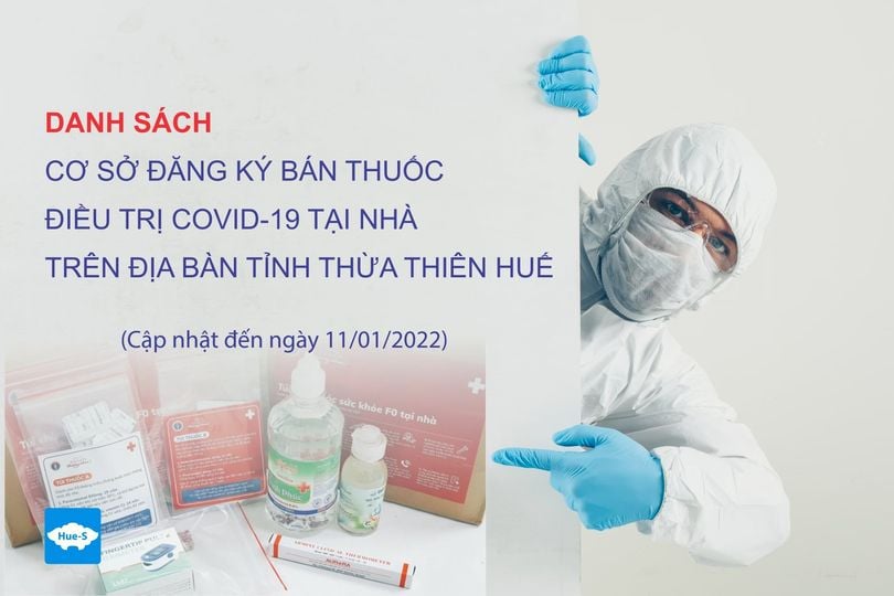 DANH SÁCH CÁC TIỆM THUỘC BÁN THUỐC ĐIỀU TRỊ COVID - 19 TẠI NHÀ 