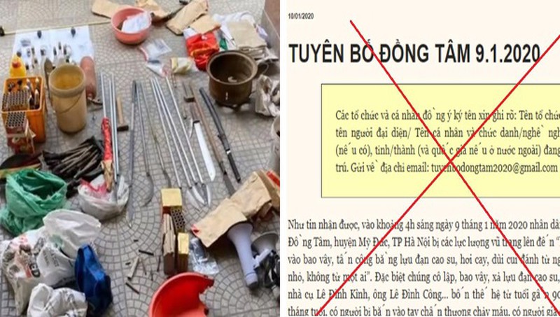 VẠCH TRẦN BẢN CHẤT CÁI GỌI LÀ 'BẢN TUYÊN BỐ ĐỒNG TÂM'