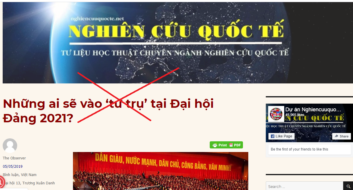 THỦ ĐOẠN “NẮN DÒNG DƯ LUẬN” CỦA CÁC THẾ LỰC THÙ ĐỊCH TRƯỚC ĐẠI HỘI ĐẢNG LẦN THỨ XIII