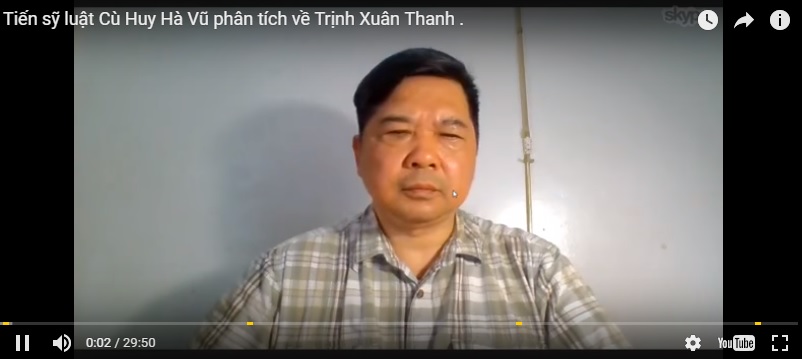 Lần này thì Cù Huy Hà Vũ nói đúng sự thật