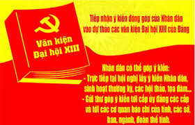 LỢI DỤNG GÓP Ý DỰ THẢO CÁC VĂN KIỆN ĐẠI HỘI XIII ĐỂ KÍCH ĐỘNG CHỐNG PHÁ ĐẢNG, NHÀ NƯỚC