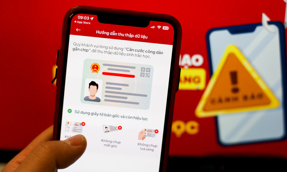 CẢNH BÁO THỦ ĐOẠN MẠO DANH NHÂN VIÊN NGÂN HÀNG HỖ TRỢ XÁC THỰC SINH TRẮC HỌC