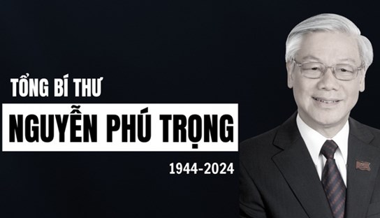 TANG LỄ TỔNG BÍ THƯ NGUYỄN PHÚ TRỌNG ĐƯỢC TỔ CHỨC THEO NGHI THỨC QUỐC TANG