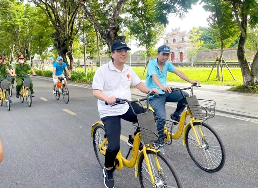 TP. HUẾ TỔ CHỨC THÍ ĐIỂM TUYẾN XE ĐẠP VÀO SÁNG CHỦ NHẬT HÀNG TUẦN