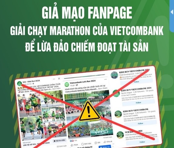 GIẢ MẠO CÁC GIẢI CHẠY MARATHON DO VIETCOMBANK TỔ CHỨC NHẰM CHIẾM ĐOẠT TÀI SẢN