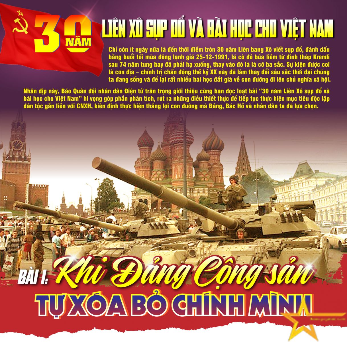 30 NĂM LIÊN XÔ SỤP ĐỔ VÀ BÀI HỌC CHO VIỆT NAM - BÀI 1: KHI ĐẢNG CỘNG SẢN TỰ XÓA BỎ CHÍNH MÌNH
