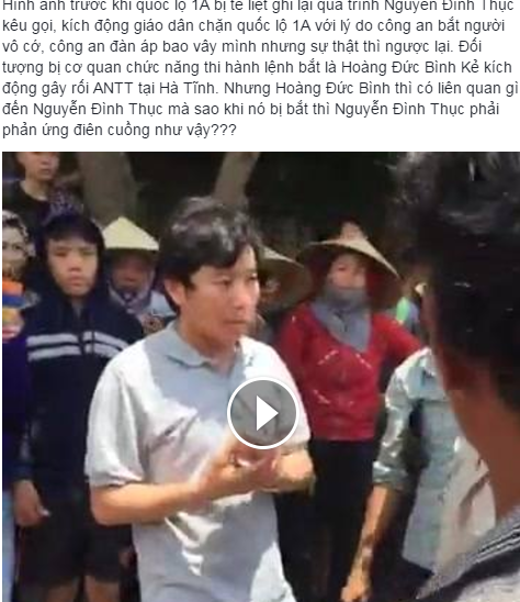 NÓNG: Linh mục Nguyễn Đình Thục đang chỉ đạo giáo dân bắt Công an và chặn quốc lộ 1A đoạn qua Diễn Châu