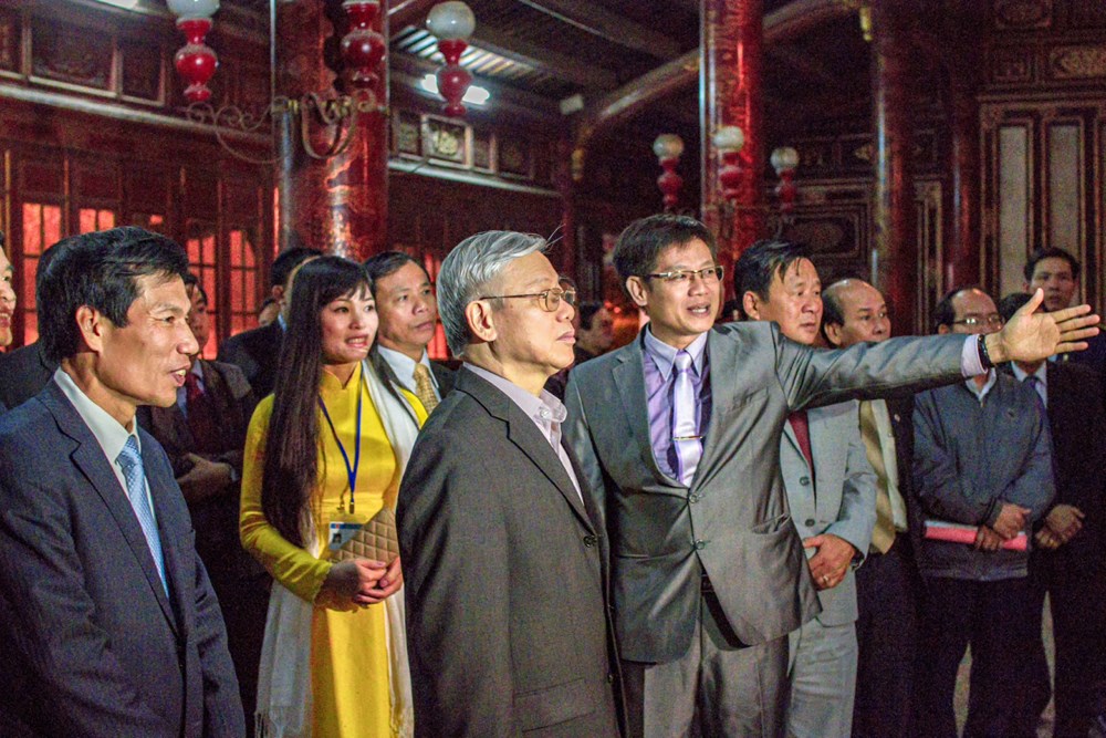 NHỚ NHỮNG LỜI DẶN CỦA TỔNG BÍ THƯ VỚI ĐỘI NGŨ LÀM CÔNG TÁC BẢO TỒN DI SẢN HUẾ