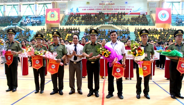 Hơn 1.600 vận động viên tham gia Hội thao lực lượng Công an Nhân dân
