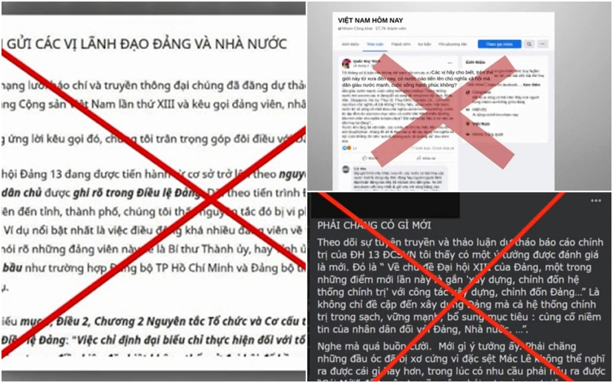 DỰ THẢO VĂN KIỆN ĐẠI HỘI XIII TỪNG BỊ XUYÊN TẠC TRẮNG TRỢN